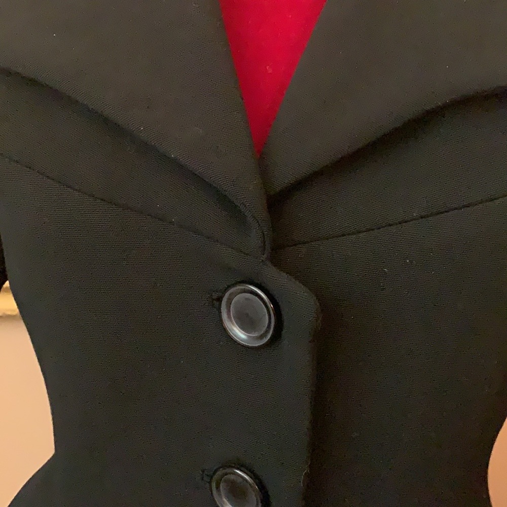 1940’s to 1950s Black Dress coat. The Quality!! So Flattering! - Picture 3 of 6